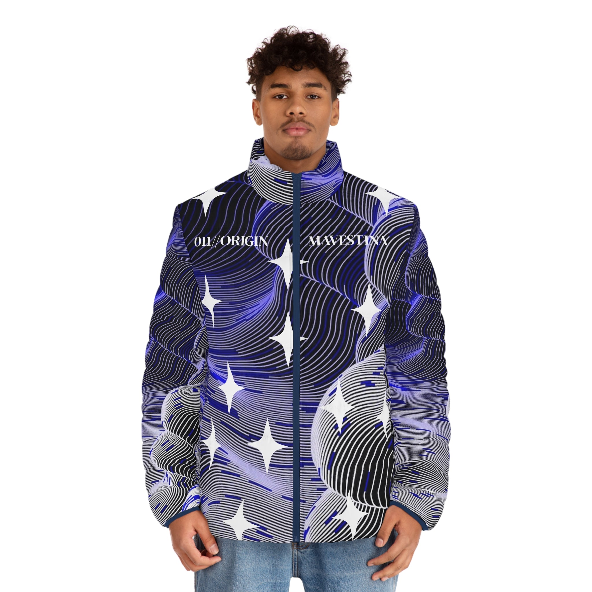 Men's Puffer Jacket (AOP)