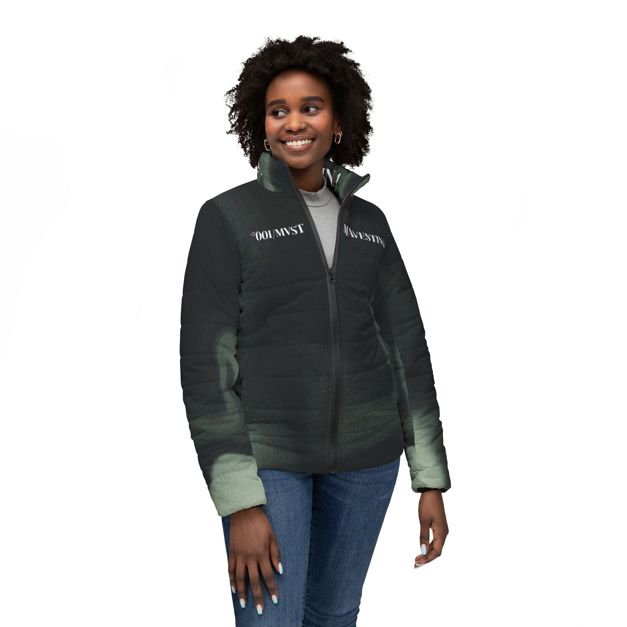 Women’s Puffer Jacket (AOP)