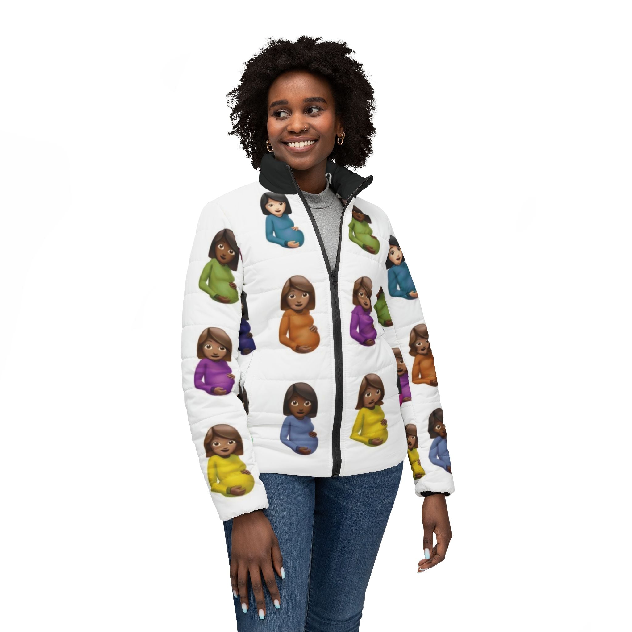 Women’s Puffer Jacket (AOP)