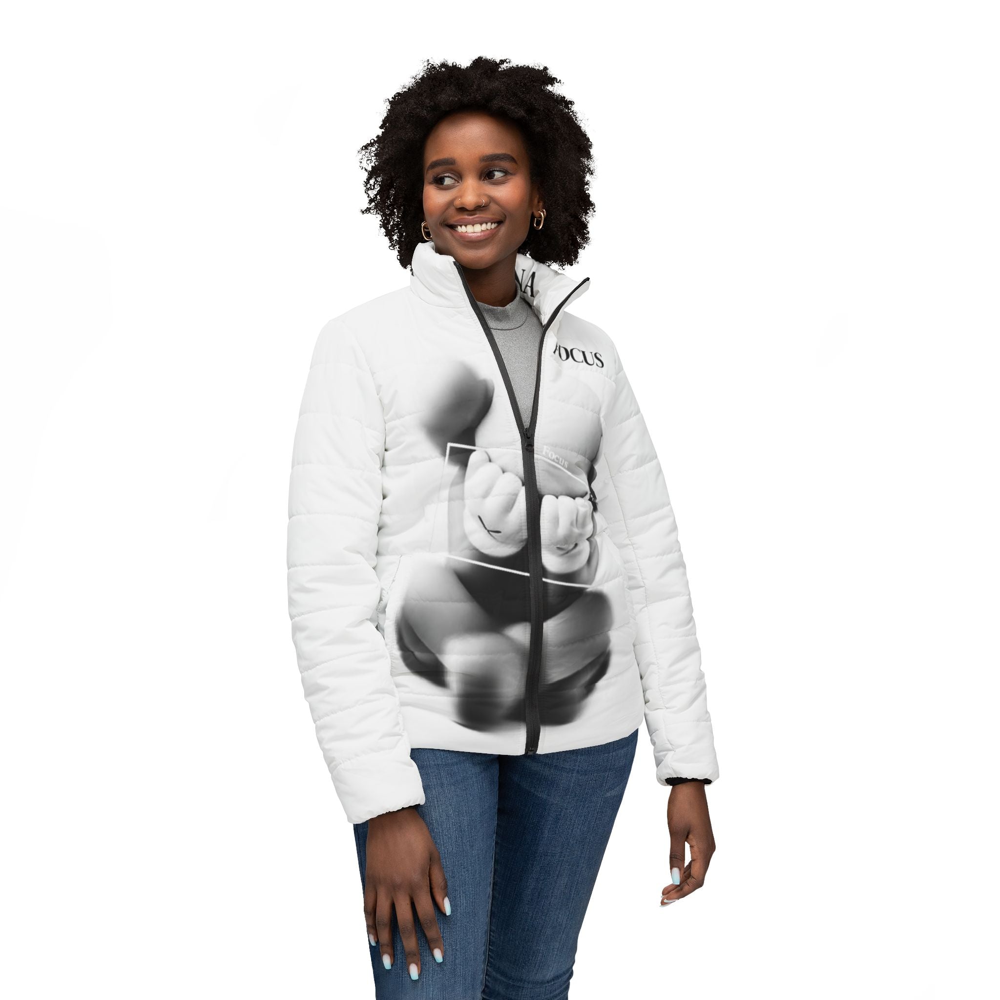 Women’s Puffer Jacket (AOP)