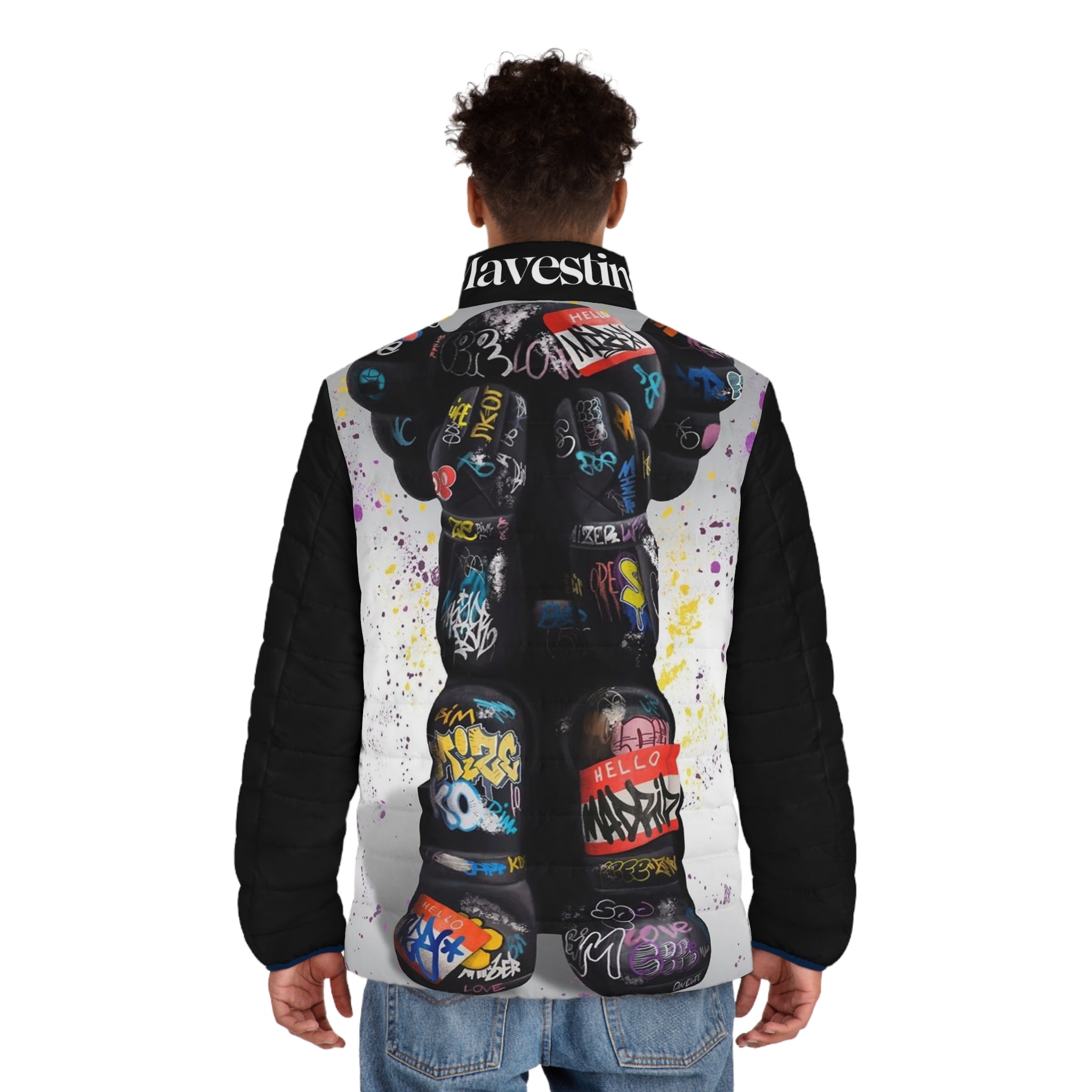 Men's Puffer Jacket (AOP)