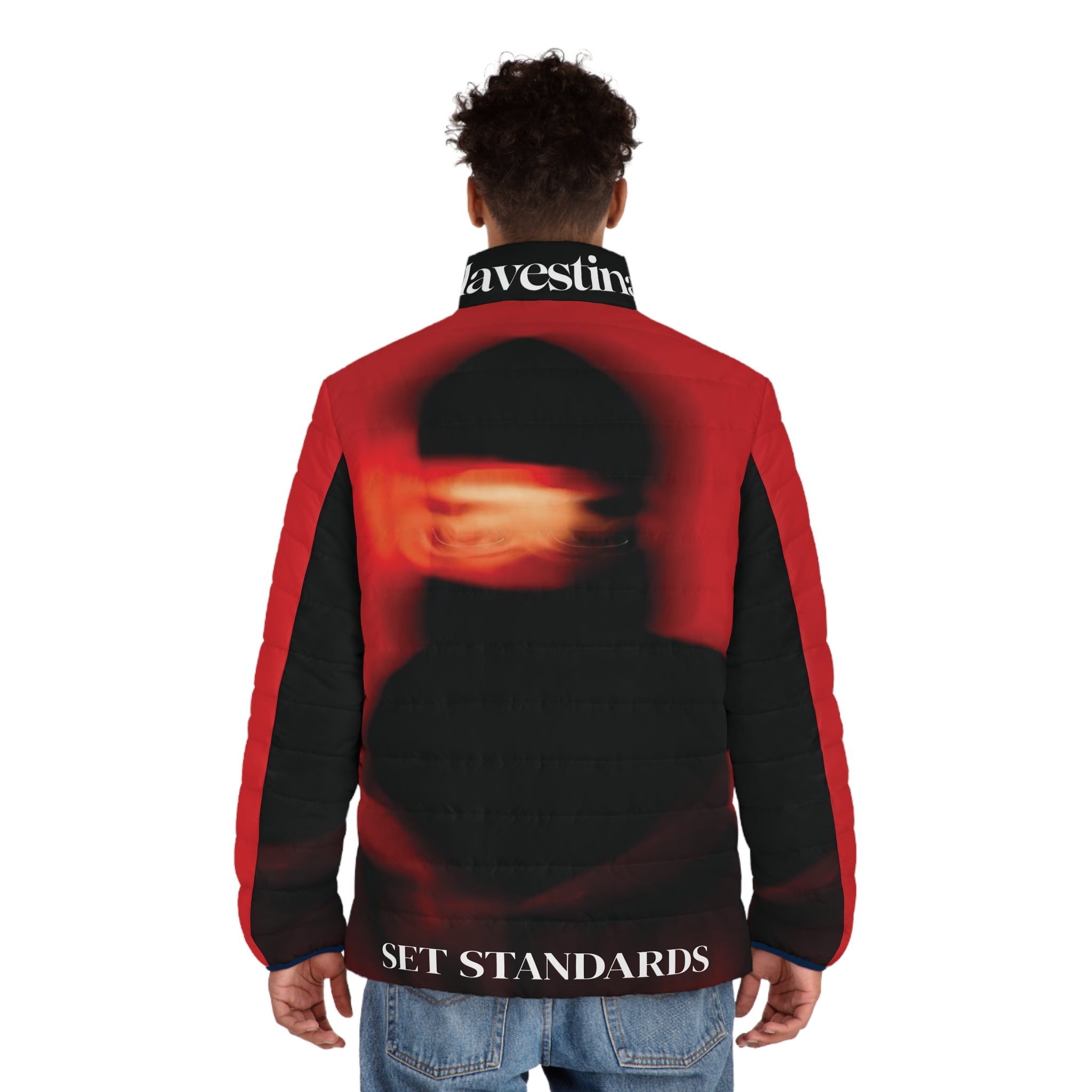 Men's Puffer Jacket (AOP) - mavestina