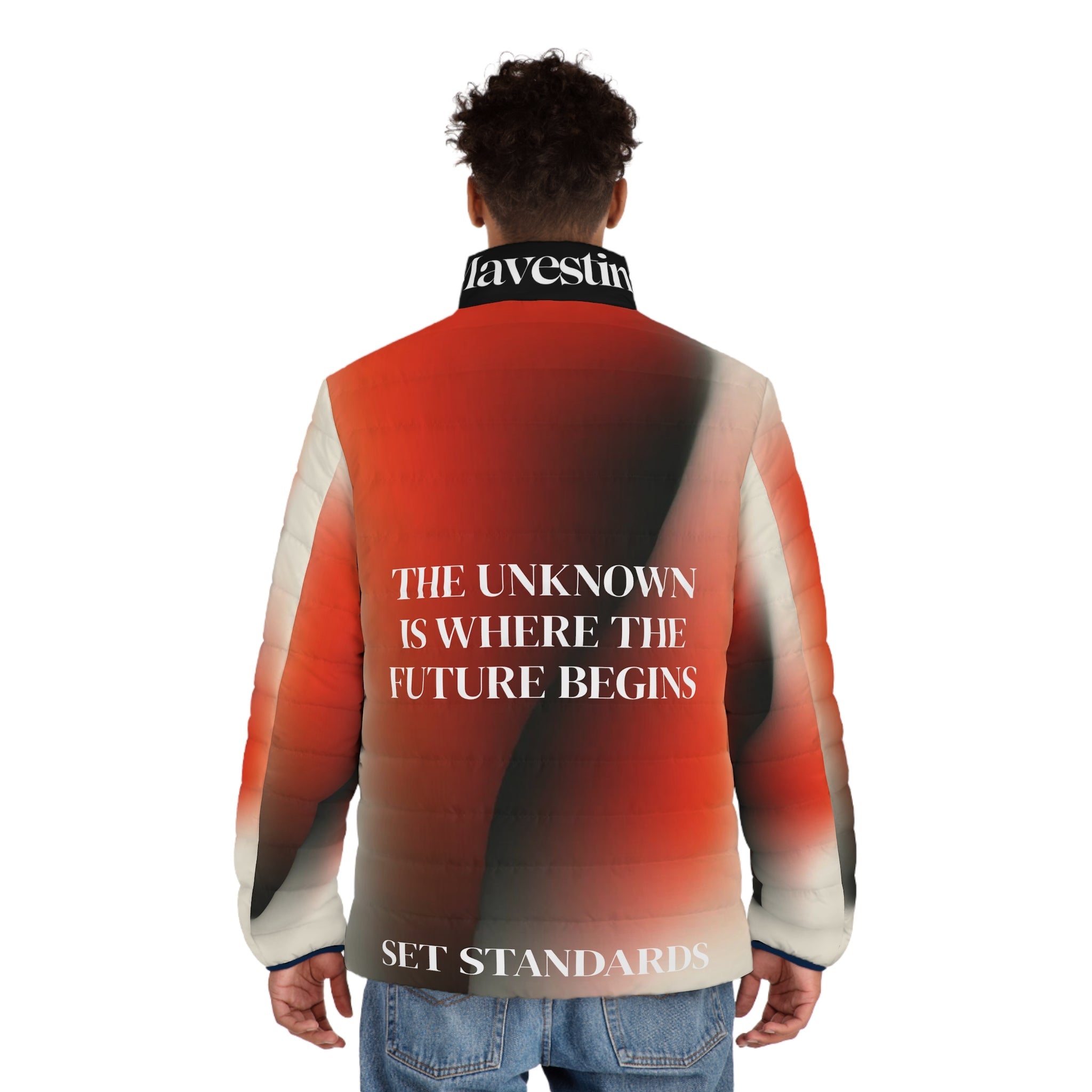 Men's Puffer Jacket (AOP) - mavestina