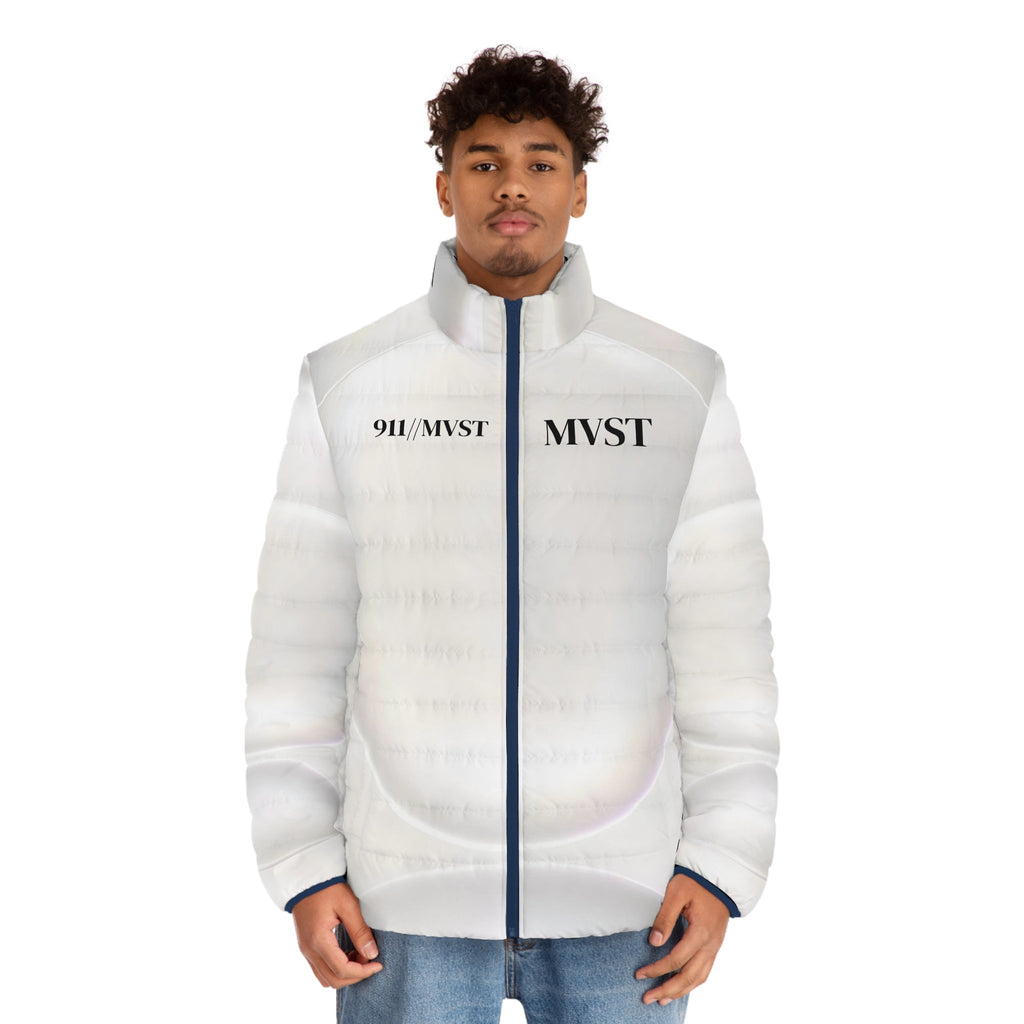 Men's Puffer Jacket (AOP) - mavestina