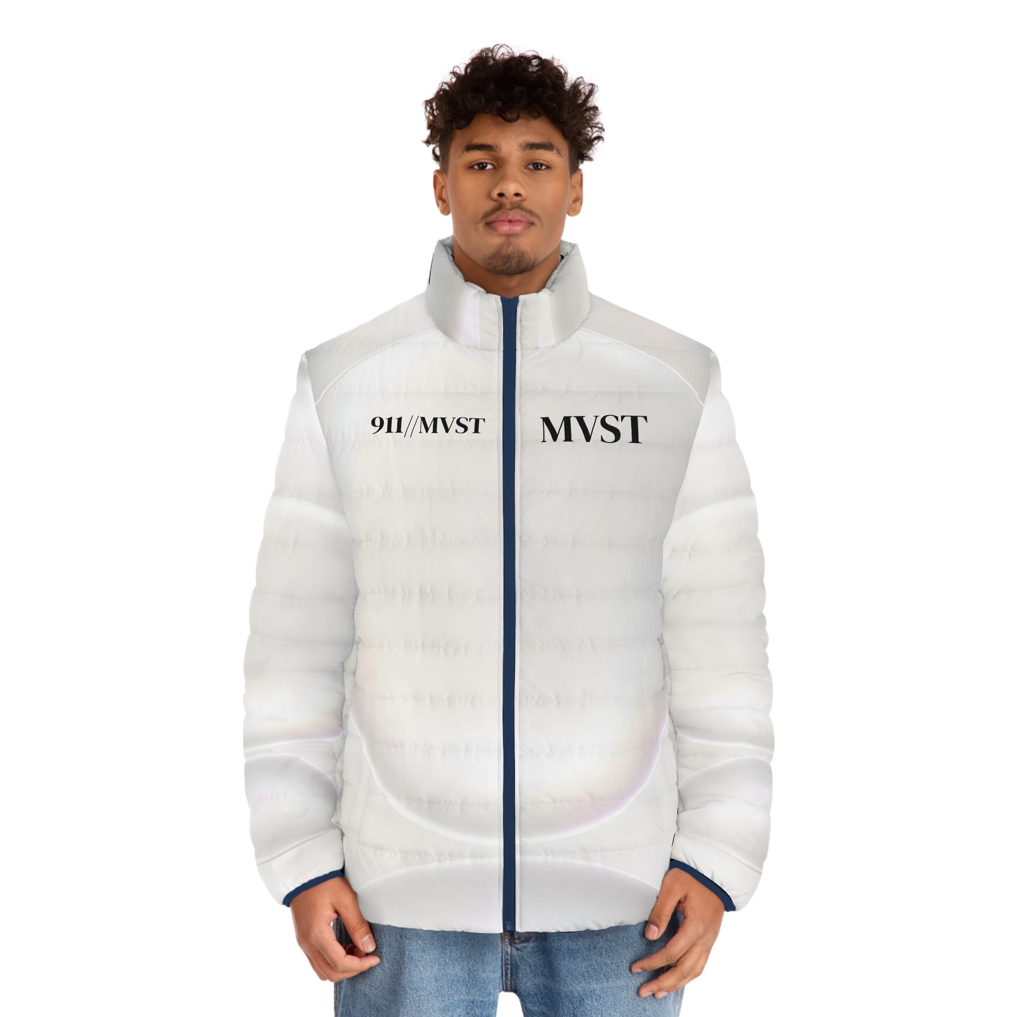 Men's Puffer Jacket (AOP) - mavestina