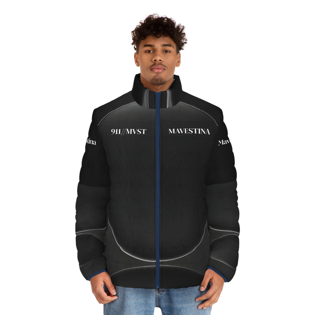 Men's Puffer Jacket (AOP) - mavestina