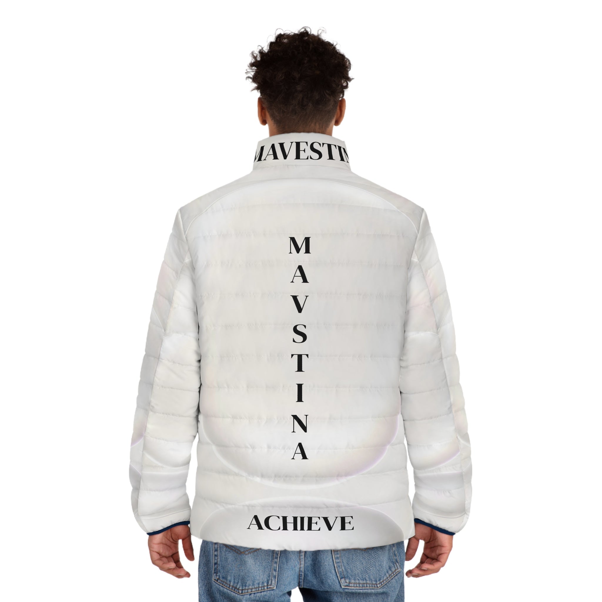 Men's Puffer Jacket (AOP) - mavestina