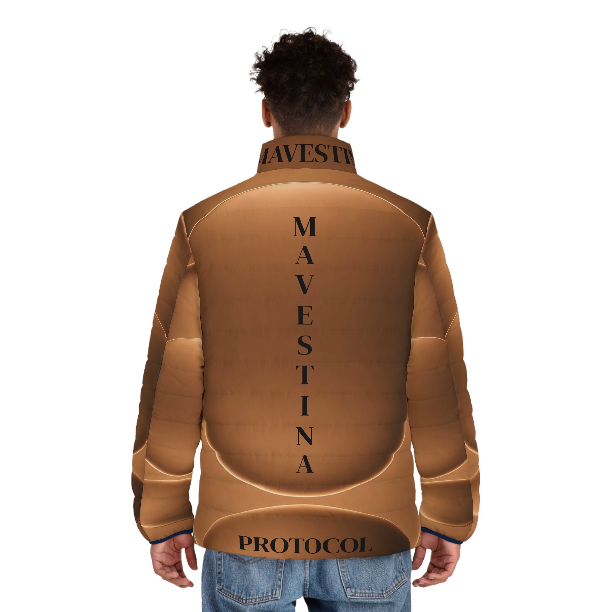 Men's Puffer Jacket (AOP) - mavestina