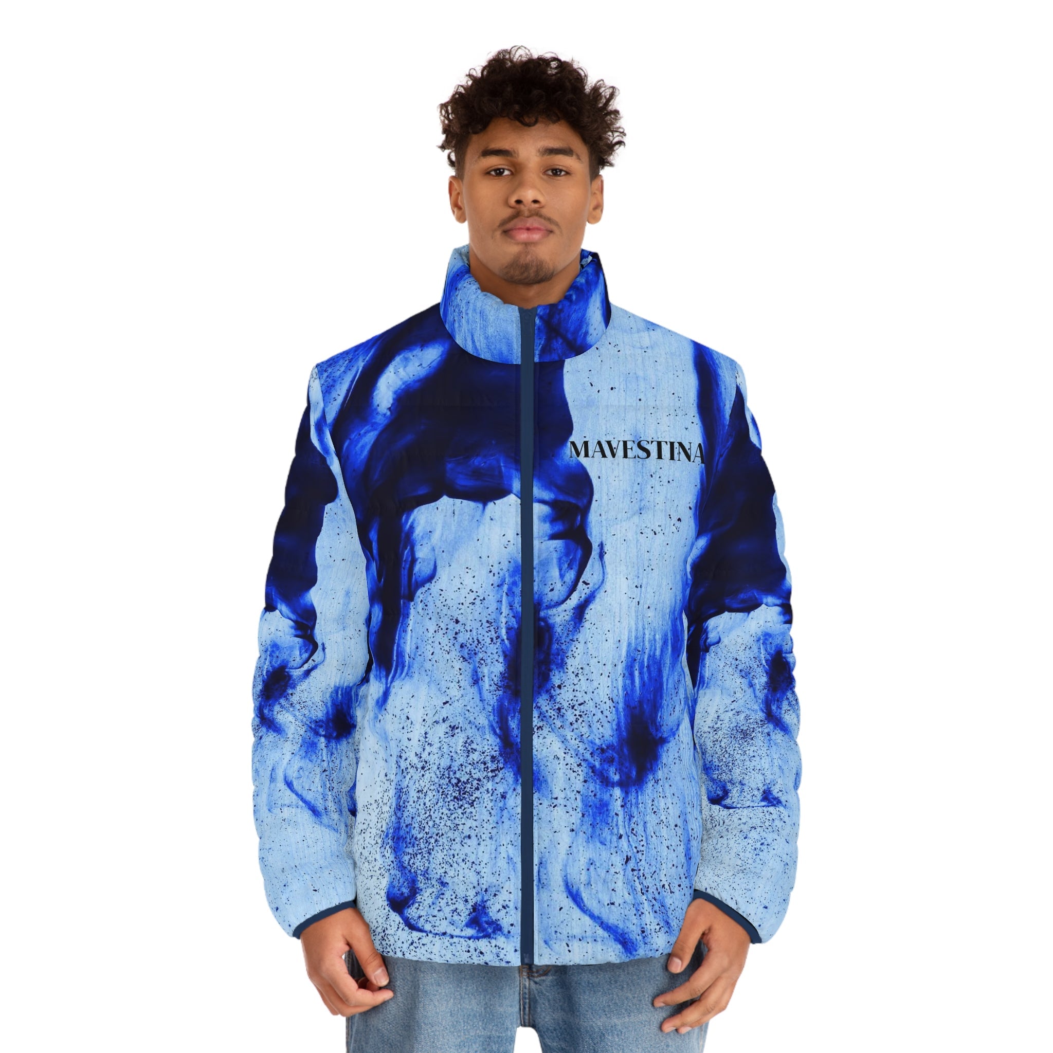 Men's Puffer Jacket (AOP) - mavestina