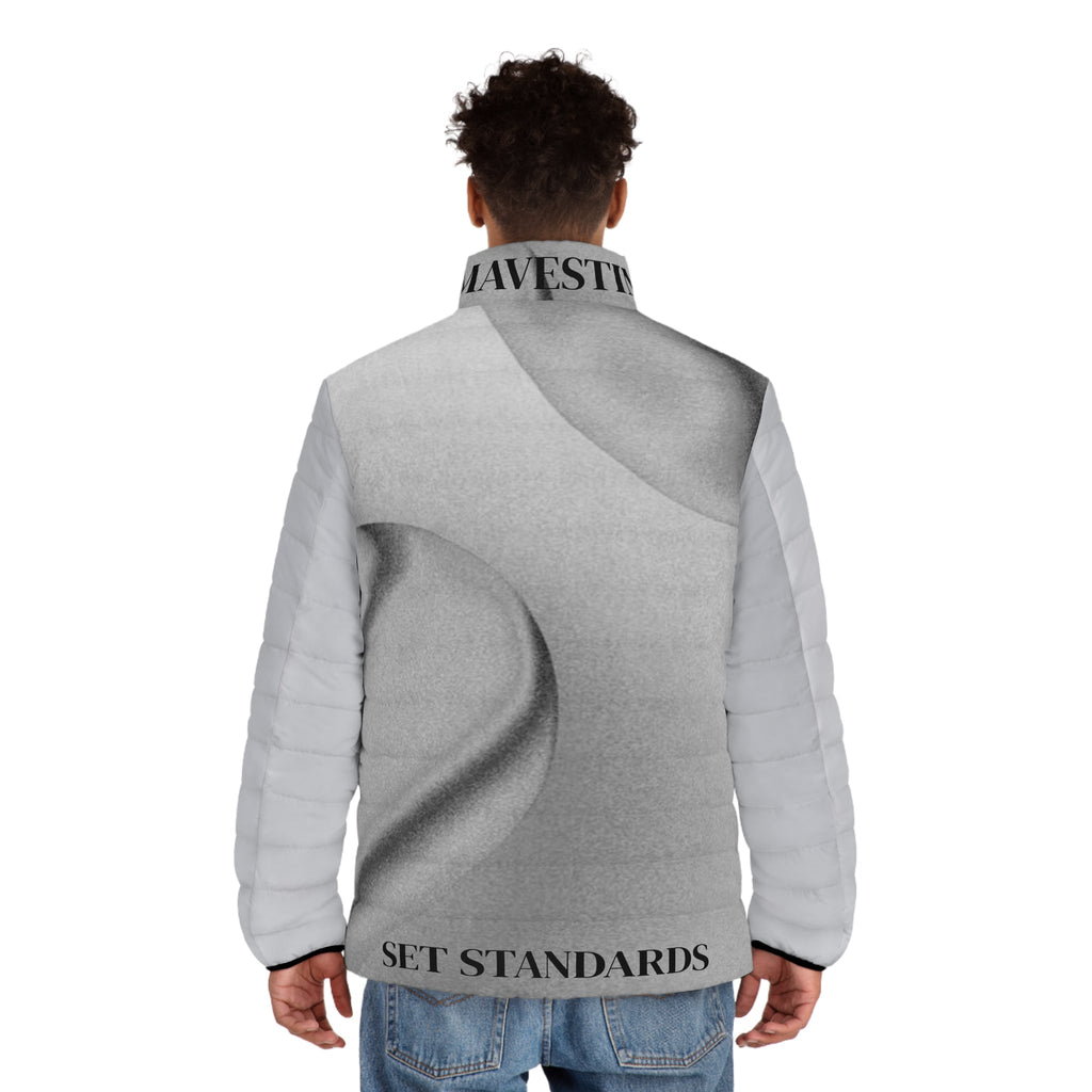 Men's Puffer Jacket (AOP) - mavestina