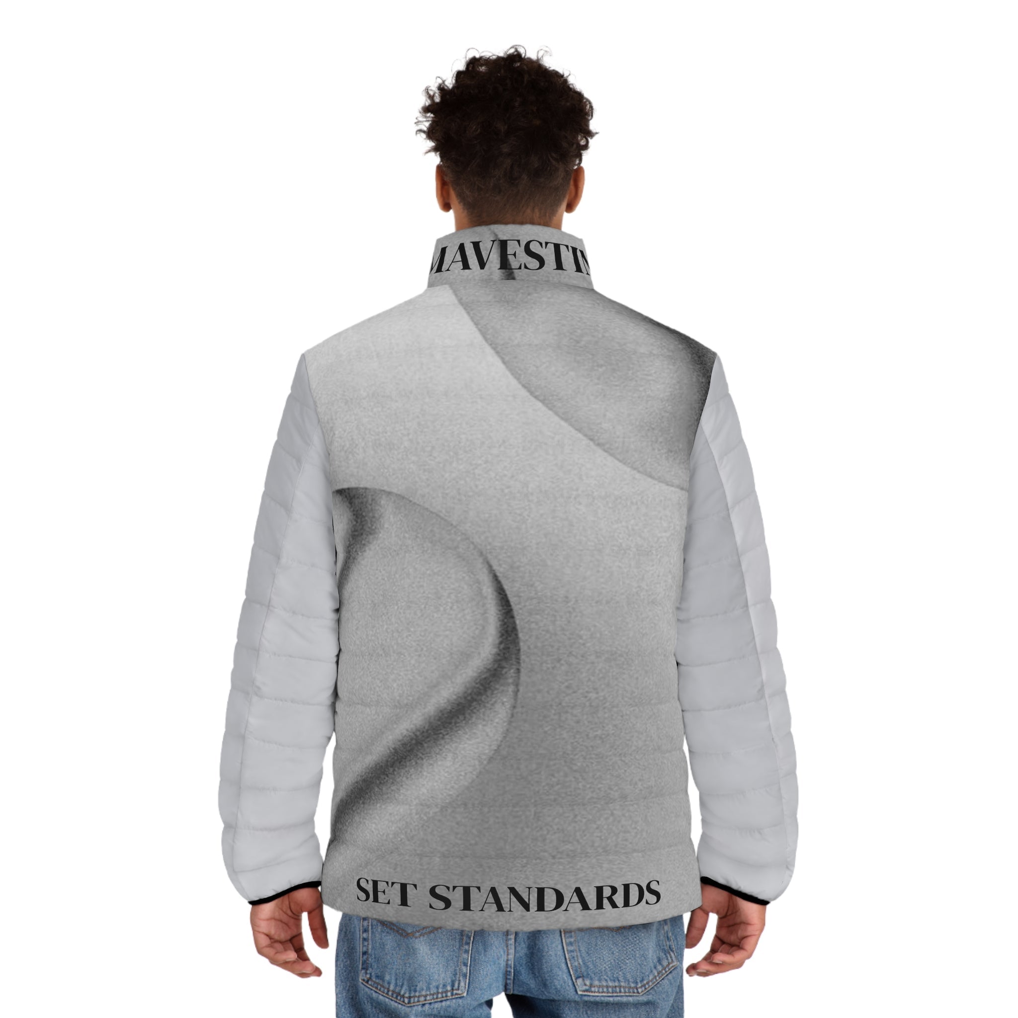 Men's Puffer Jacket (AOP) - mavestina