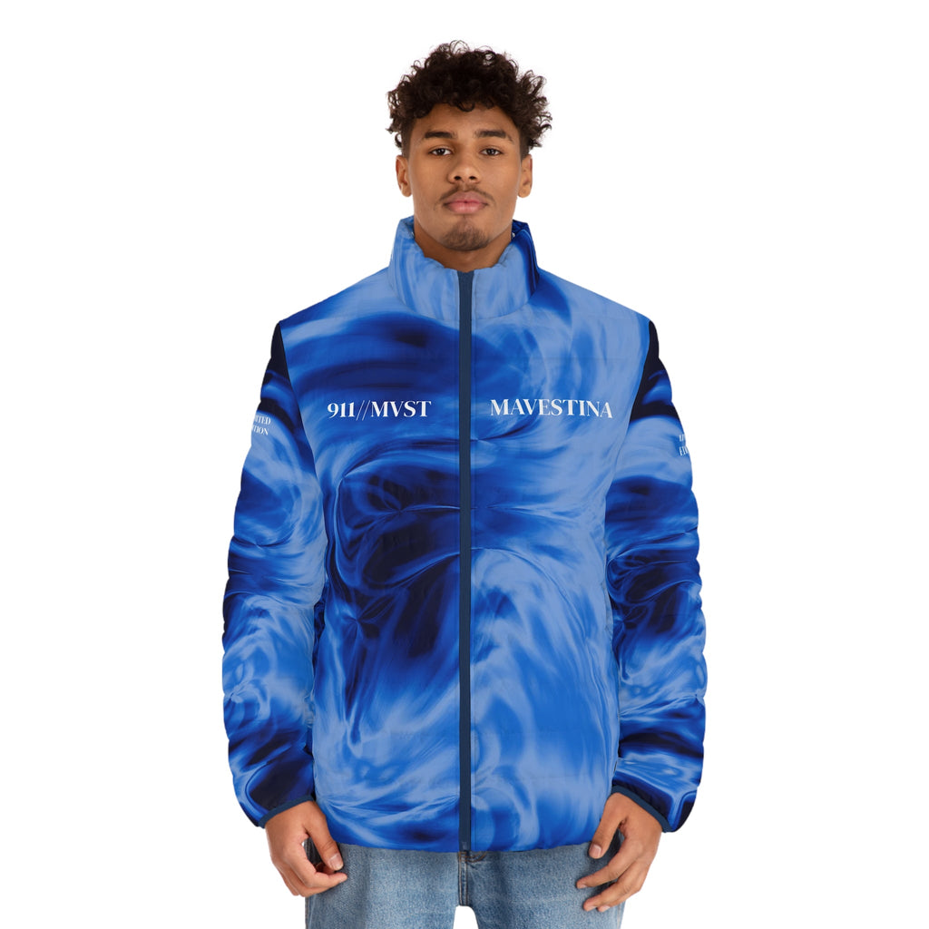 Men's Puffer Jacket (AOP) - mavestina
