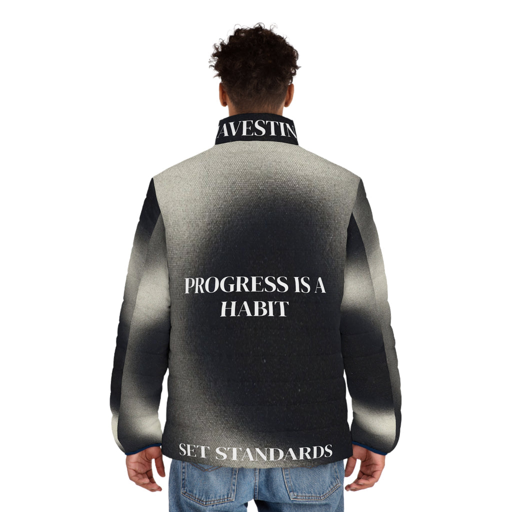 Men's Puffer Jacket (AOP) - mavestina
