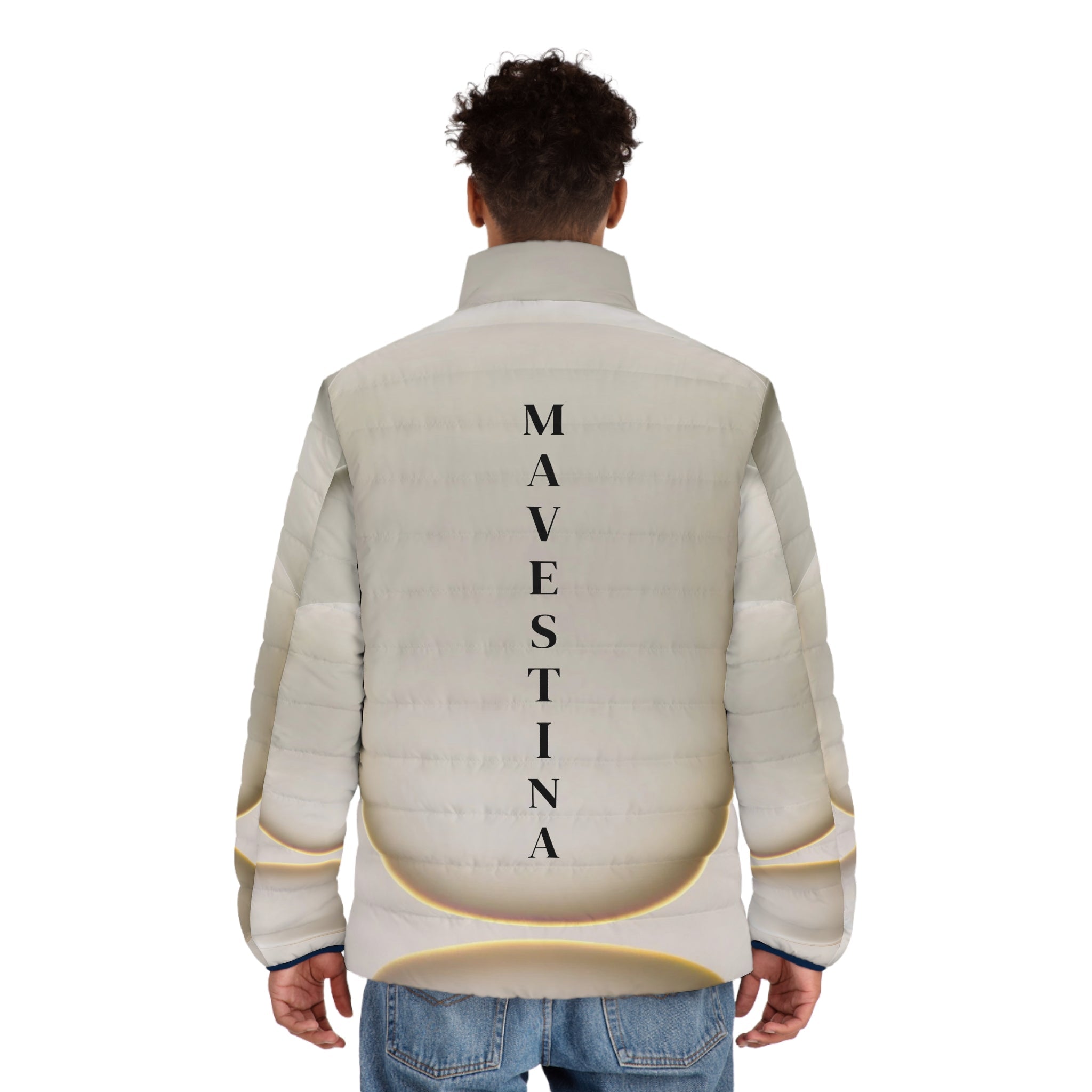 Men's Puffer Jacket (AOP) - mavestina