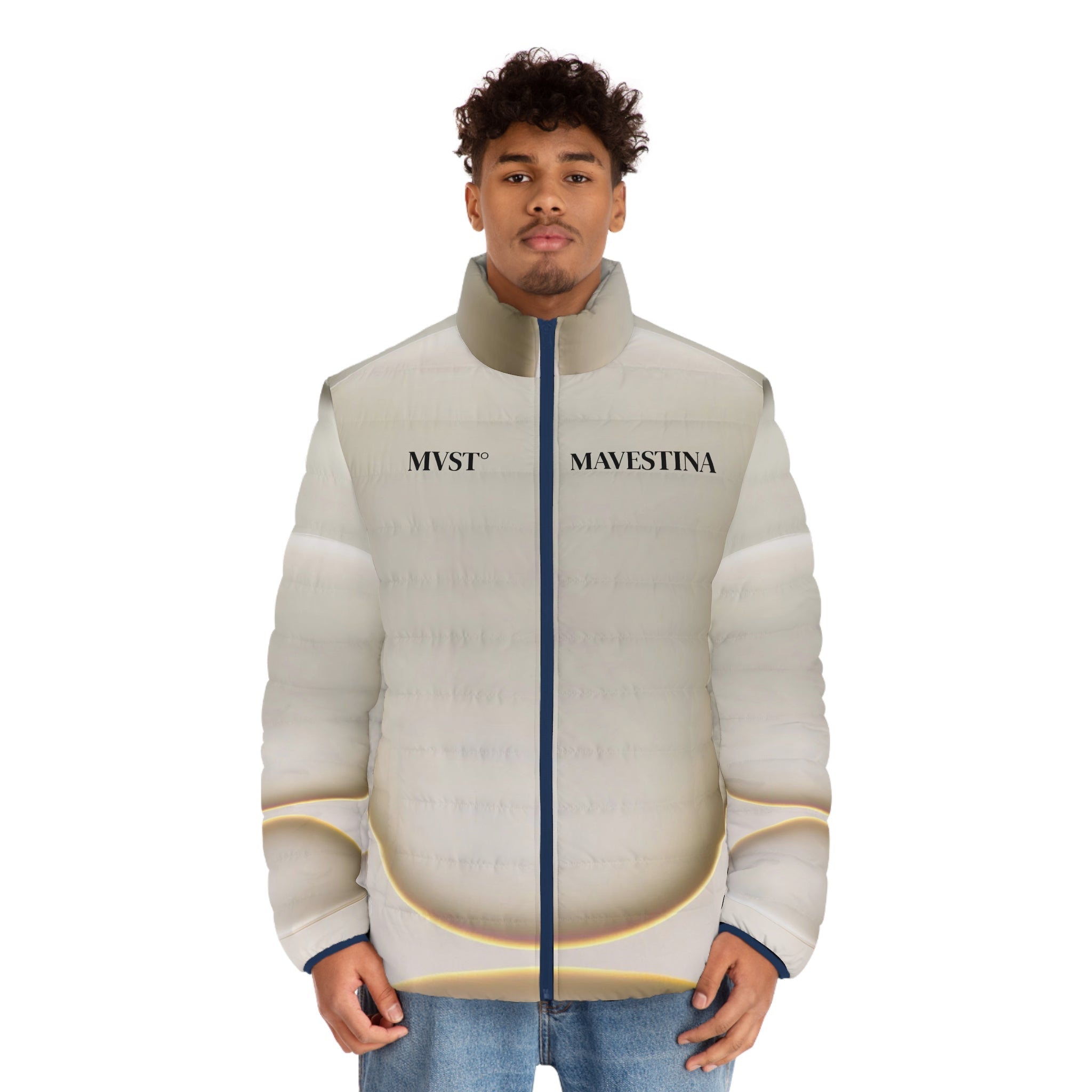 Men's Puffer Jacket (AOP) - mavestina