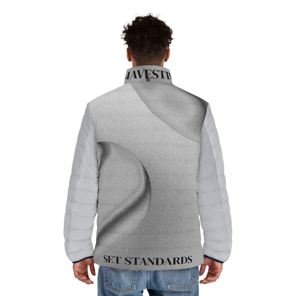 Men's Puffer Jacket (AOP) - mavestina