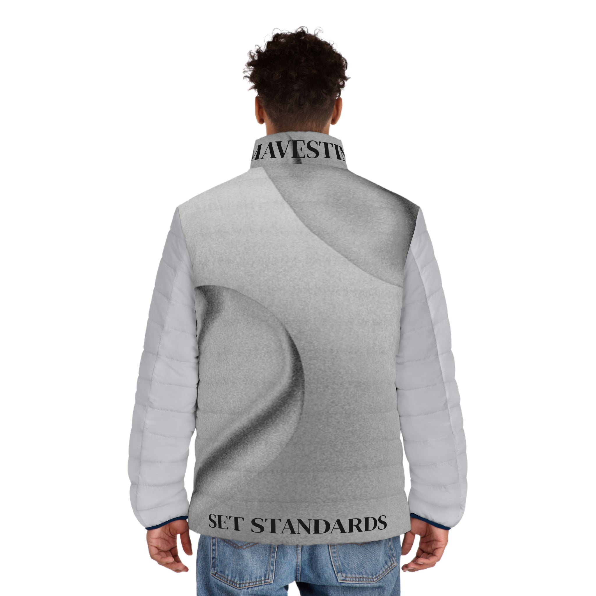 Men's Puffer Jacket (AOP) - mavestina