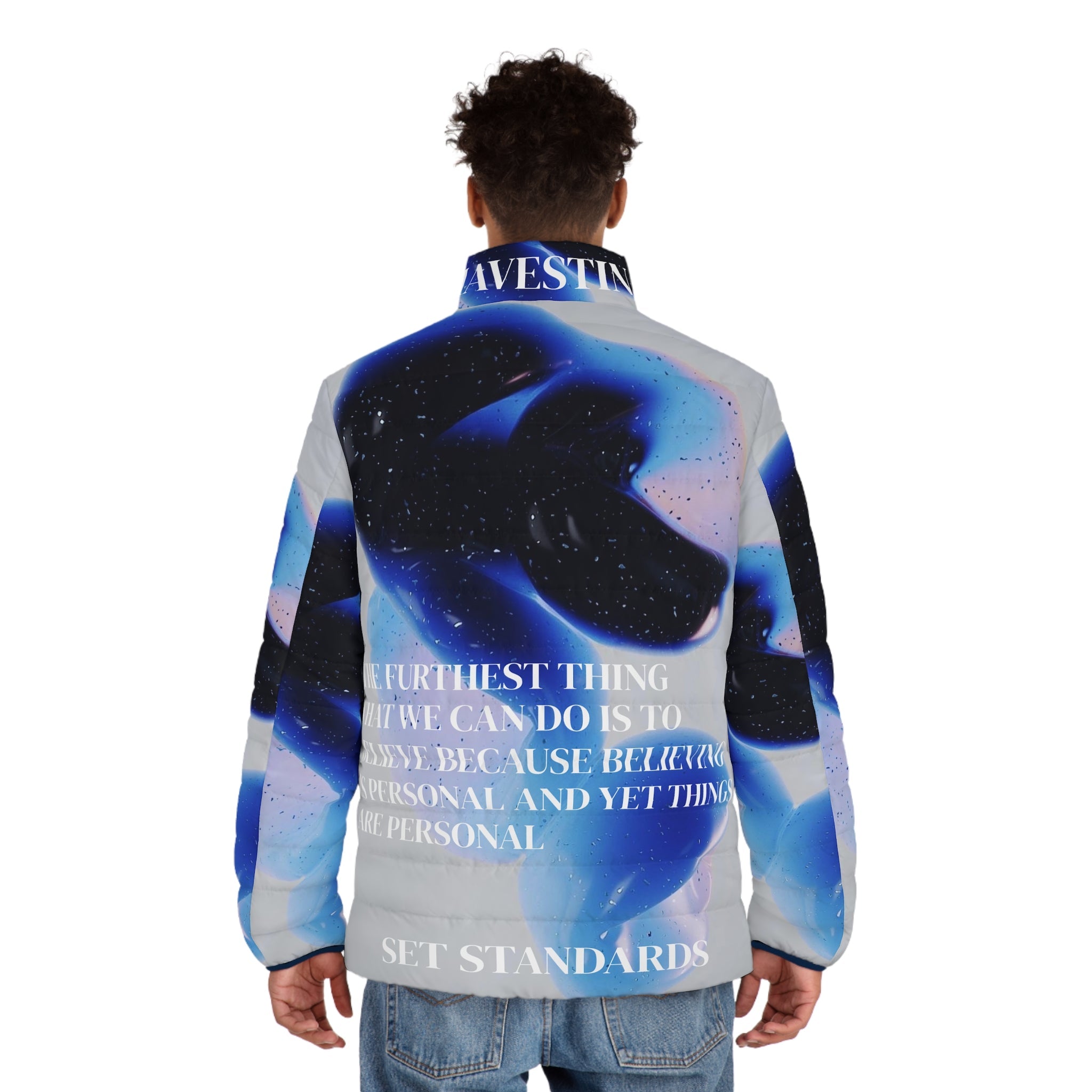 Men's Puffer Jacket (AOP) - mavestina